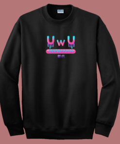 Uwu Depresion Pastel Goth 80s Sweatshirt Uwu Depresion Pastel Goth 80s Sweatshirt