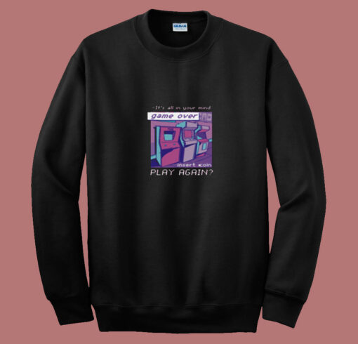 Vaporwave Game Over 80s Sweatshirt