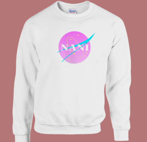 Vaporwave Japanese Nani Pastel 80s Sweatshirt