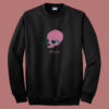 Vaporwave Pink Skull 80s Sweatshirt
