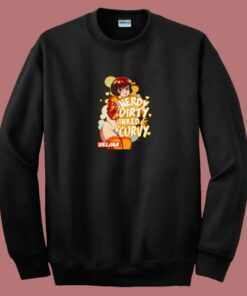 Velma Nerdy Dirty Inked Curvy 80s Sweatshirt Velma Nerdy Dirty Inked Curvy 80s Sweatshirt
