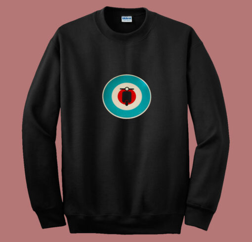 Vespa Logo Moped Retro 80s Sweatshirt