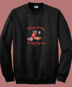 Vintage Buona Befana Italian Christmas 80s Sweatshirt Vintage Buona Befana Italian Christmas 80s Sweatshirt