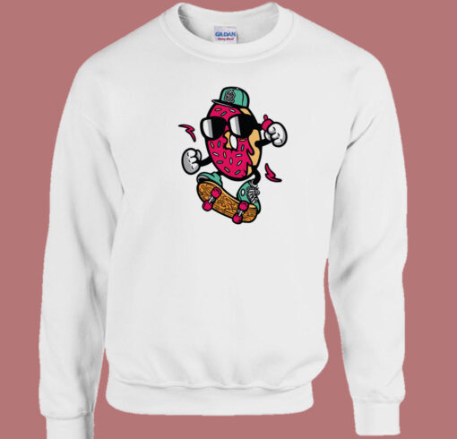 Vintage Donut Skater 80s Sweatshirt