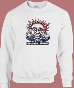 Vintage Sublime Crying Sun On Sweatshirt 1