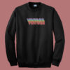 Vintage Texted Rainbow 80s Sweatshirt