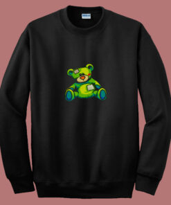 Vintage Torn Colorful Teddy Bear 80s Sweatshirt Vintage Torn Colorful Teddy Bear 80s Sweatshirt