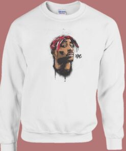 Vintage Tupac Shakur Face Sweatshirt 1 Vintage Tupac Shakur Face Sweatshirt 2