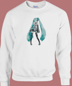 Vocaloid Miku Hatsune Funny 80s Sweatshirt 1