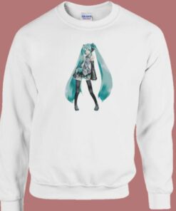 Vocaloid Miku Hatsune Funny 80s Sweatshirt 2