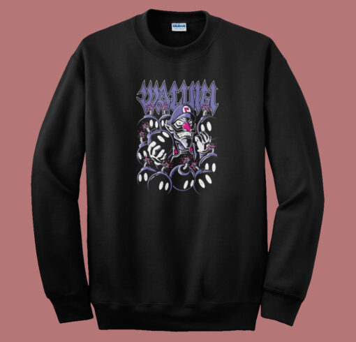 Wah Bob Omb Waluigi Wario Sweatshirt