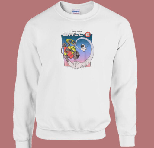 Wall E Fly Eve 80s Sweatshirt