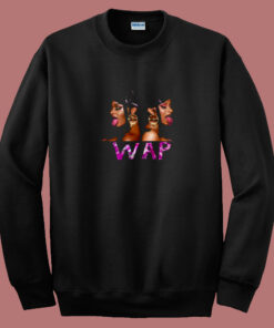 Wap Cardi Et Megan 80s Sweatshirt Wap Cardi Et Megan 80s Sweatshirt