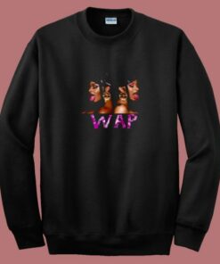 Wap Cardi Et Megan 80s Sweatshirt Wap Cardi Et Megan 80s Sweatshirt