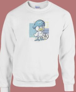 Water Duck Funny 80s Sweatshirt 1 Water Duck Funny 80s Sweatshirt 2