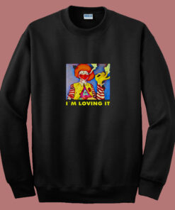 Weed Smoking Clown 80s Sweatshirt Weed Smoking Clown 80s Sweatshirt