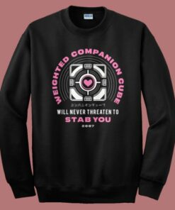 Weighted Companion Cube Sweatshirt Weighted Companion Cube Sweatshirt
