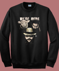Were Here The Wyatt Family Sheep Sweatshirt Were Here The Wyatt Family Sheep Sweatshirt