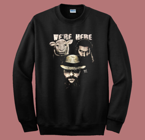 Were Here The Wyatt Family Sheep Sweatshirt