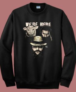 Were Here The Wyatt Family Sheep Sweatshirt Were Here The Wyatt Family Sheep Sweatshirt