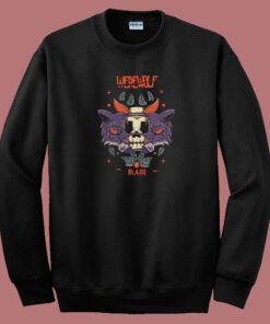 Werewolf Aesthetic Anime 80s Sweatshirt Werewolf Aesthetic Anime 80s Sweatshirt