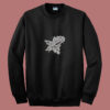 Wild Wolf Dogs With Goth Eyes 80s Sweatshirt