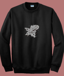Wild Wolf Dogs With Goth Eyes 80s Sweatshirt Wild Wolf Dogs With Goth Eyes 80s Sweatshirt