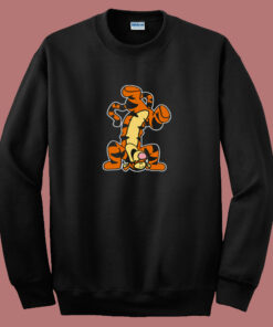Winnie The Pooh Actio Tigger Cartoon 80s Sweatshirt Winnie The Pooh Actio Tigger Cartoon 80s Sweatshirt