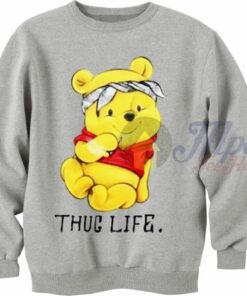 Winnie The Pooh Thug Life Sweatshirt 2