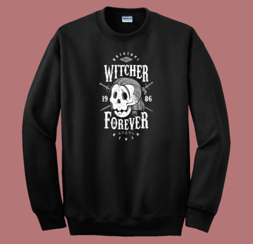 Witcher Forever Skull 80s Sweatshirt