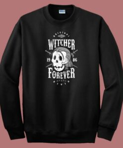 Witcher Forever Skull 80s Sweatshirt Witcher Forever Skull 80s Sweatshirt
