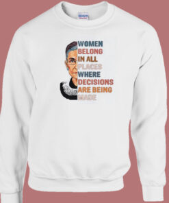 Women Belong In All 80s Sweatshirt 1