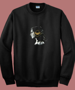 Wonder Woman 1984 Profile Portrait 80s Sweatshirt Wonder Woman 1984 Profile Portrait 80s Sweatshirt
