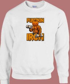 Workout Pumpkin Iron 80s Sweatshirt 2