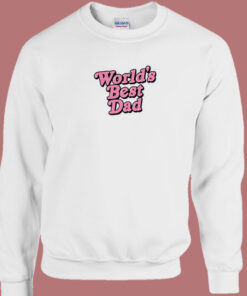 Worlds Best Dad 80s Sweatshirt