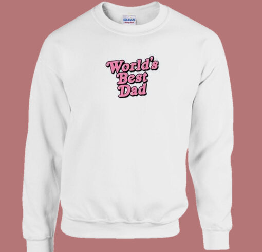 Worlds Best Dad 80s Sweatshirt