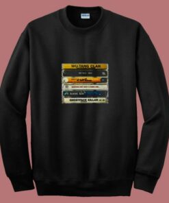 Wu Tang Clan Hip Hop Cassette Tape 80s Sweatshirt Wu Tang Clan Hip Hop Cassette Tape 80s Sweatshirt