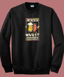 Wurst Behavior Oktoberfest 80s Sweatshirt Wurst Behavior Oktoberfest 80s Sweatshirt