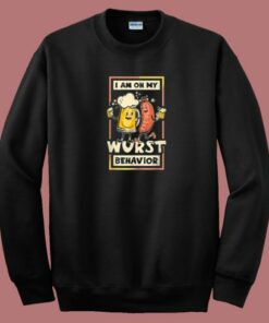 Wurst Behavior Oktoberfest 80s Sweatshirt Wurst Behavior Oktoberfest 80s Sweatshirt
