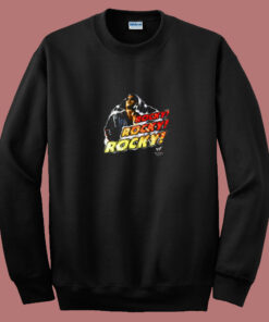 Wwf Rocky The Rock The Peoples Chant 80s Sweatshirt Wwf Rocky The Rock The Peoples Chant 80s Sweatshirt