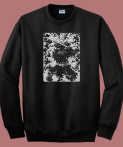 Yakuza Tattoo Samurai Graphic 80s Sweatshirt Yakuza Tattoo Samurai Graphic 80s Sweatshirt