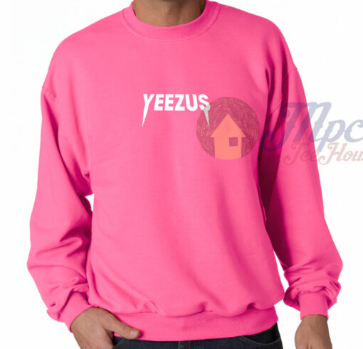 Yeezus Kanye West Symbol Pink Sweatshirt