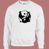 Yin Yang Panda And Orca 80s Sweatshirt