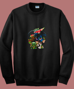 Yoda Baby Groot And Toothless Stitch Gizmo 80s Sweatshirt Yoda Baby Groot And Toothless Stitch Gizmo 80s Sweatshirt