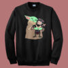 Yoda Grogu Hugs Sweatshirt