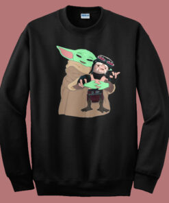 Yoda Grogu Hugs Sweatshirt Yoda Grogu Hugs Sweatshirt