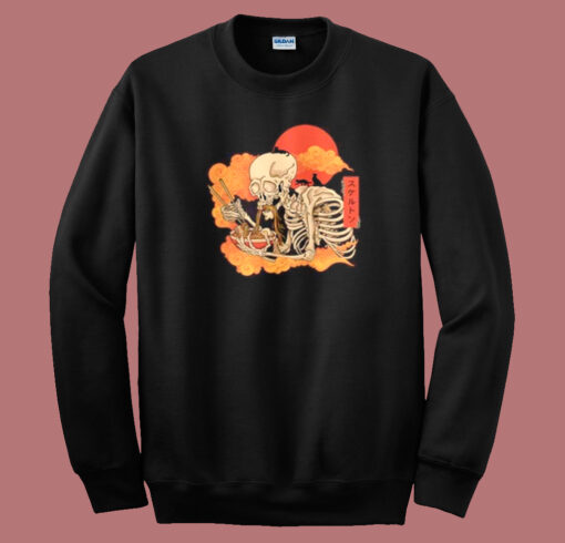 Yokai Ramen and Cats 80s Sweatshirt