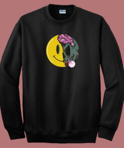 Zombie Emoji Smiley 80s Sweatshirt Zombie Emoji Smiley 80s Sweatshirt