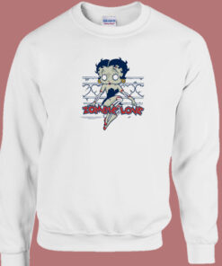Zombie Love Betty Boop Sweatshirt 1