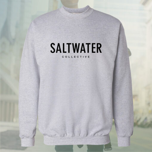 saltwater collective white sweatshirt